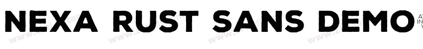 Nexa Rust Sans Demo字体转换